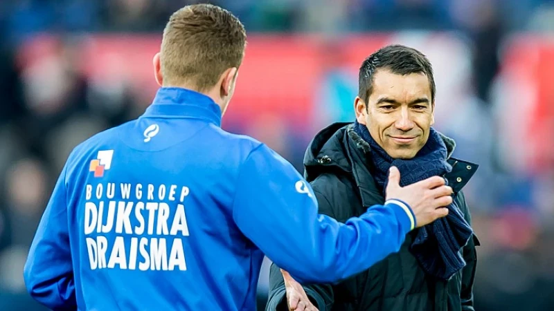 Van Bronckhorst: 'Aangegeven dat het vandaag mentaal zwaar zou worden'