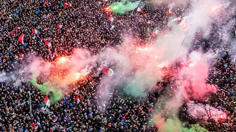 WOW! Geniale GoPro-video van bekerwinst en huldiging vanuit perspectief Feyenoordspelers