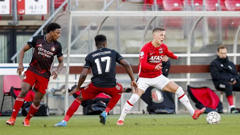 Zeer zwakke tweede helft bezorgt Feyenoord kater in Alkmaar