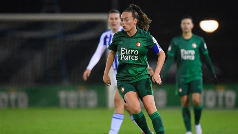 Feyenoord Vrouwen 1 spelen gelijk tegen ADO Den Haag Vrouwen 1