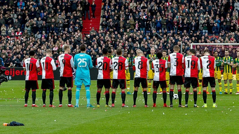 Minuut stilte voor zondagse eredivisiewedstrijden