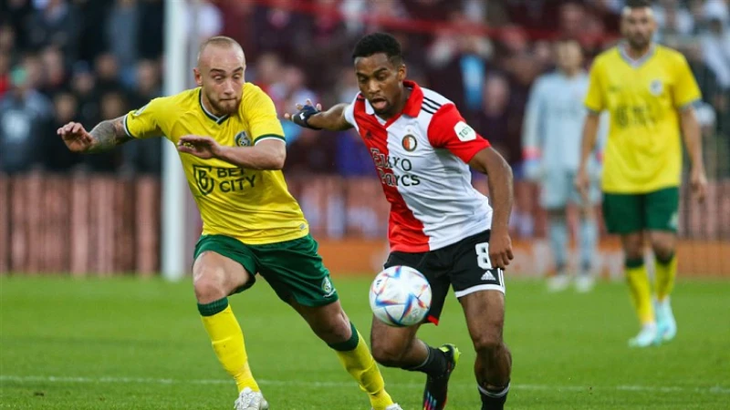 Feyenoord komt in De Kuip niet verder dan gelijkspel tegen Fortuna Sittard