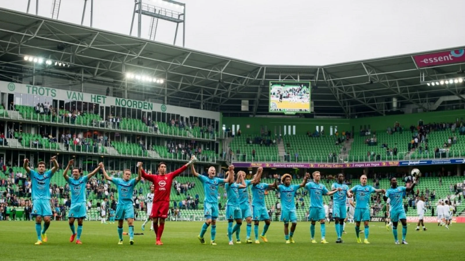 Feyenoord bovenaan in de Eredivisie