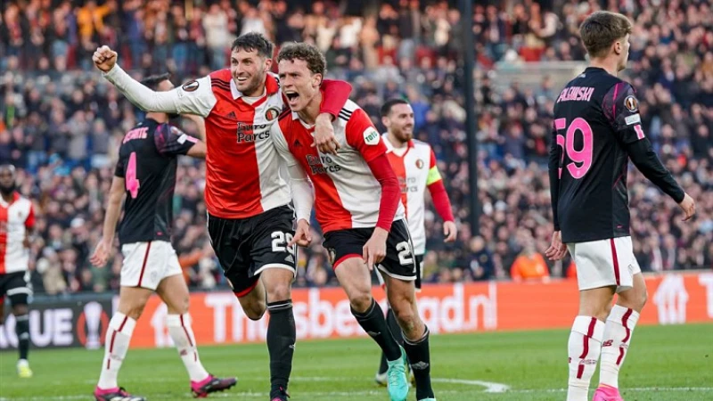 Feyenoord doet goede zaken in de Europa League door winst op AS Roma