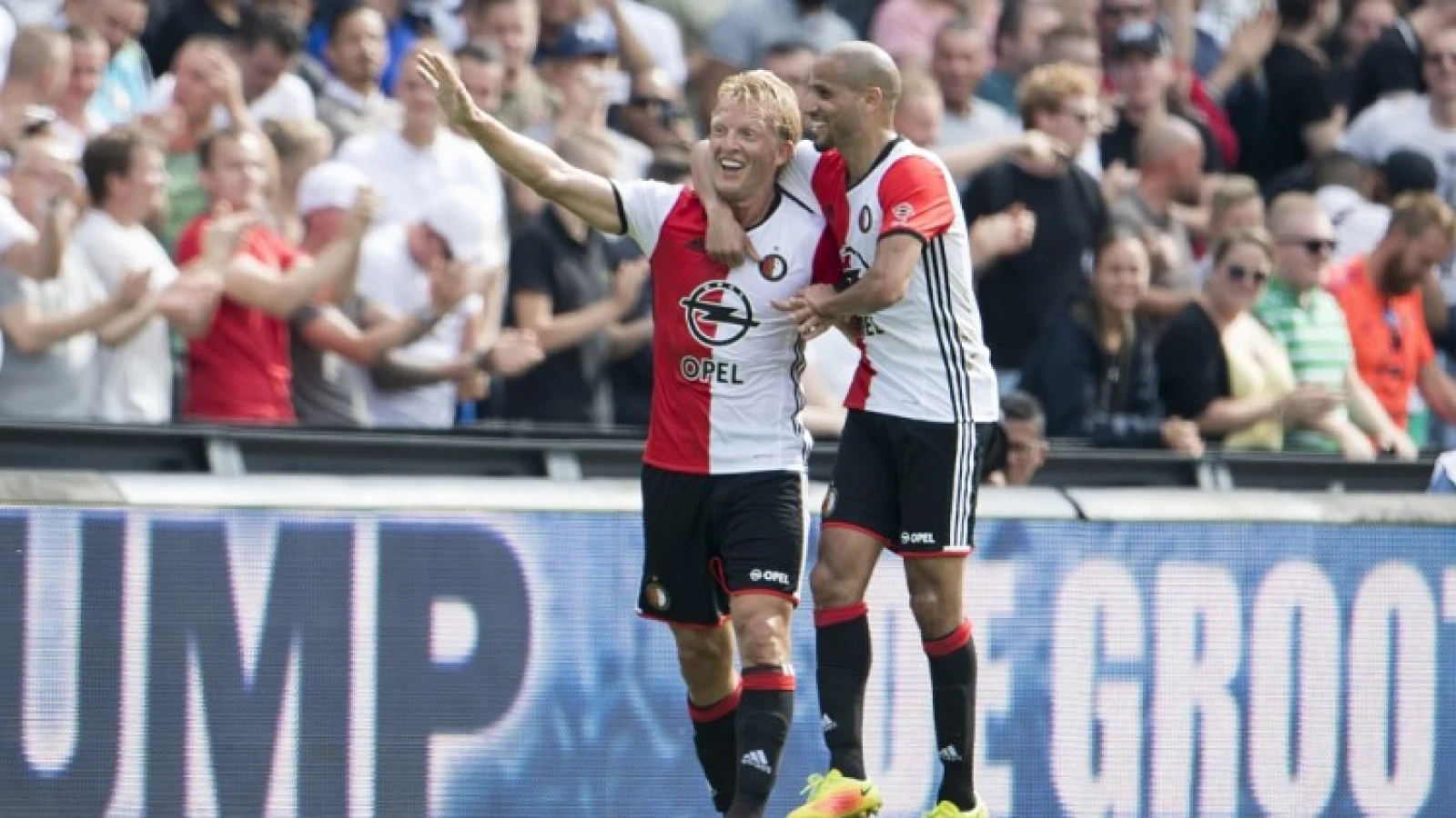 Feyenoord wint na goede eerste helft in De Kuip van ADO Den Haag