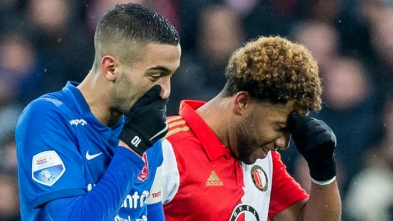 Ajacied Ziyech steekt Vilhena hart onder de riem