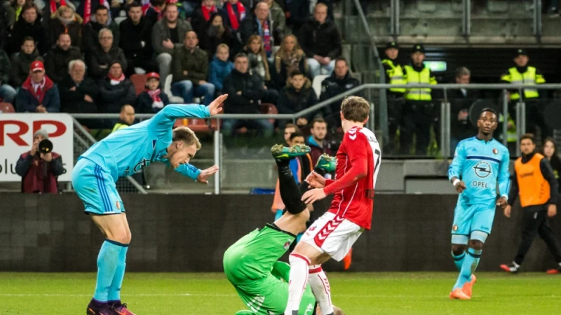 UPDATE | Blessure Utrecht-keeper Ruiter lijkt mee te vallen