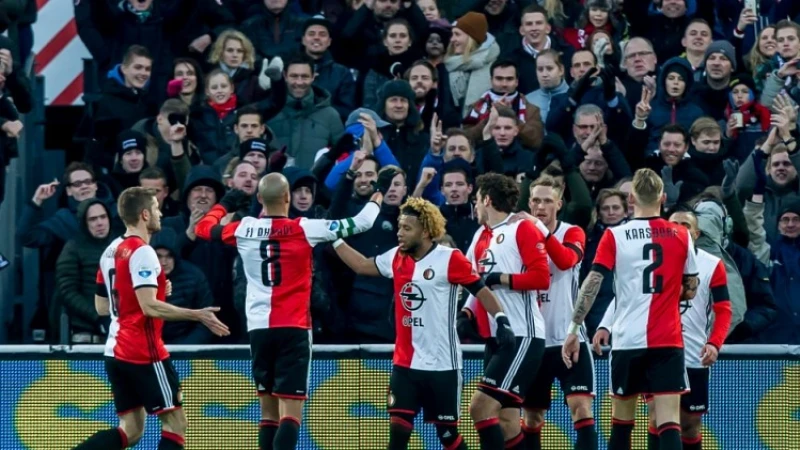 Feyenoord meest scorende club in vergelijking met de vier grootste competities