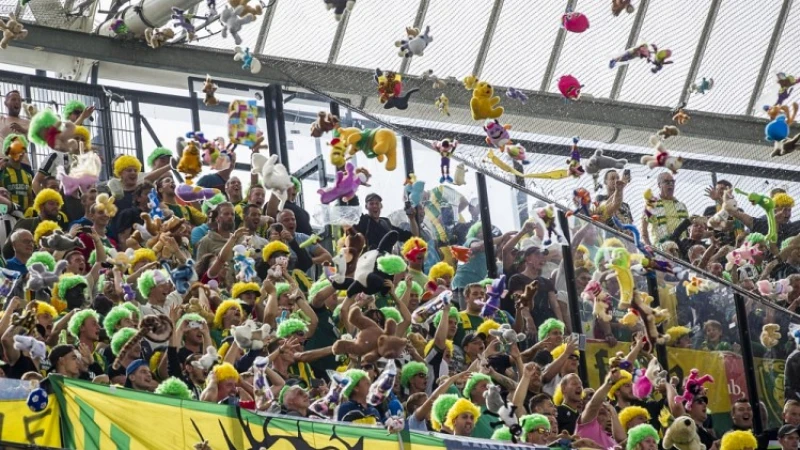 Actie ADO Den Haag fans tijdens wedstrijd tegen Feyenoord valt niet in de prijzen