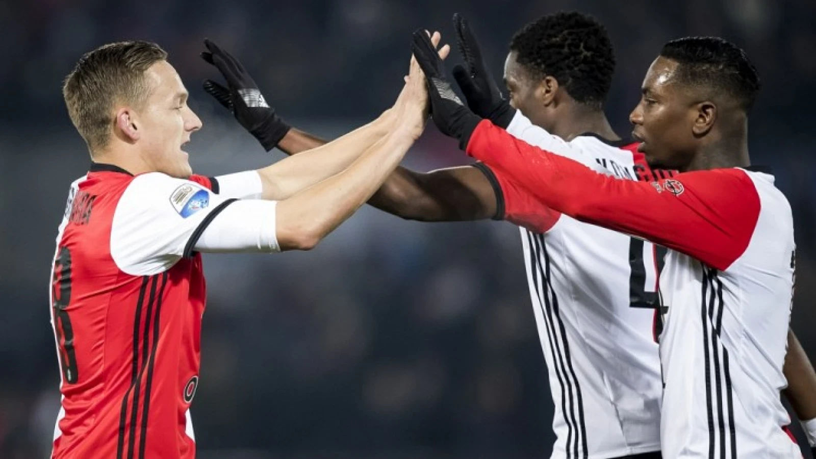 Feyenoord wint nipt van Willem II