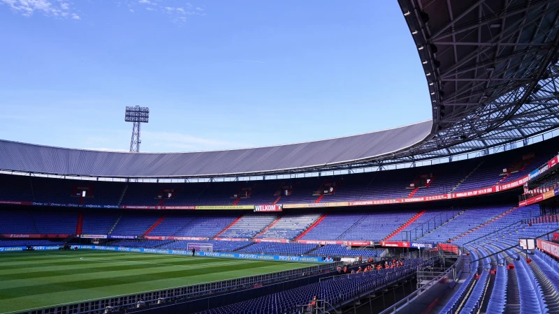 Feyenoord start vrijdag met kaartverkoop voor thuiswedstrijd tegen Willem II