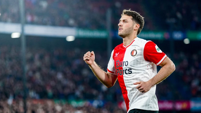 Santiago Gimenez weer terug op trainingsveld bij Feyenoord