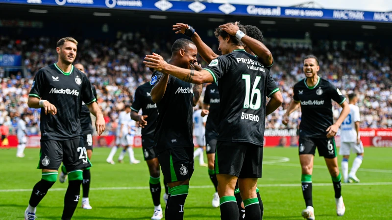 Feyenoord boekt eenvoudige overwinning in Zwolle