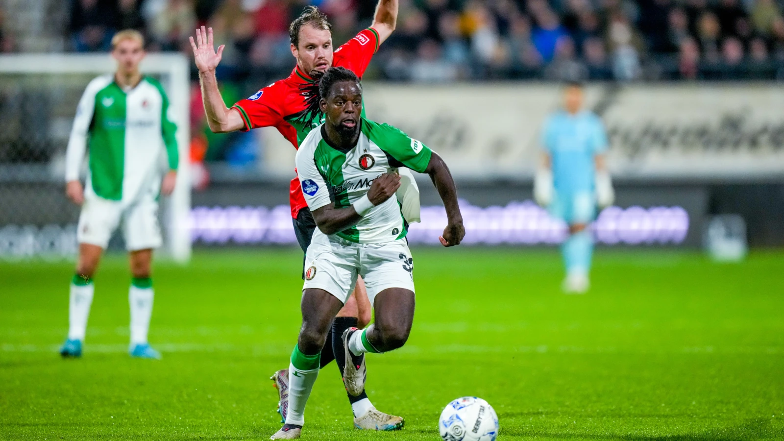 Feyenoord speelt voor vierde keer gelijk in de Eredivisie