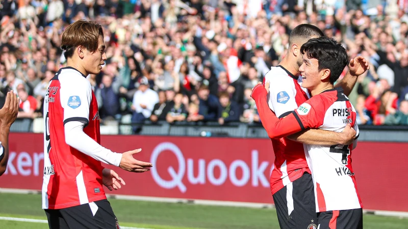 Strijdend Feyenoord wint in De Kuip van FC Twente