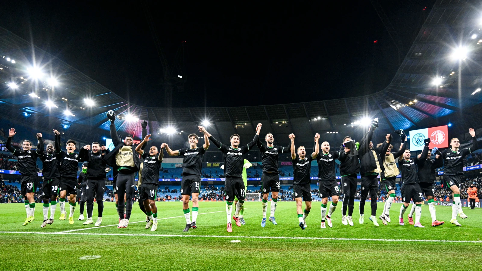 STAND | Feyenoord op plek 21 in de Champions League