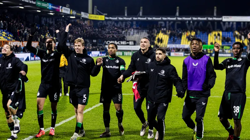 Moeizame overwinning maar wel een record voor Feyenoord