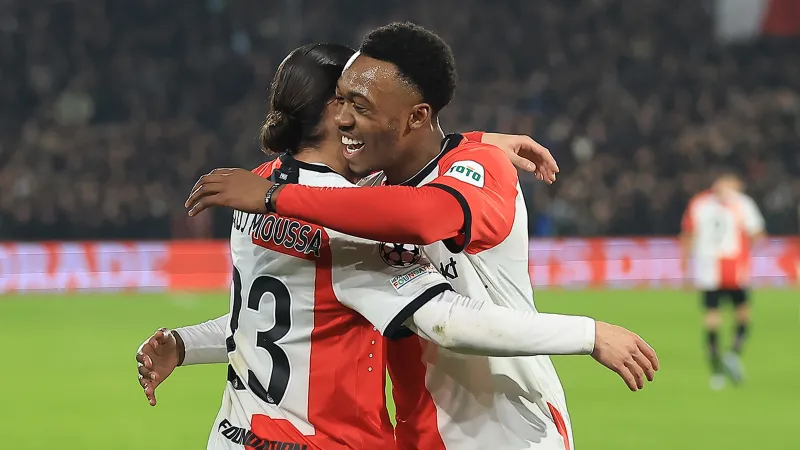 STAND | Feyenoord klimt op ranglijst van de Champions League