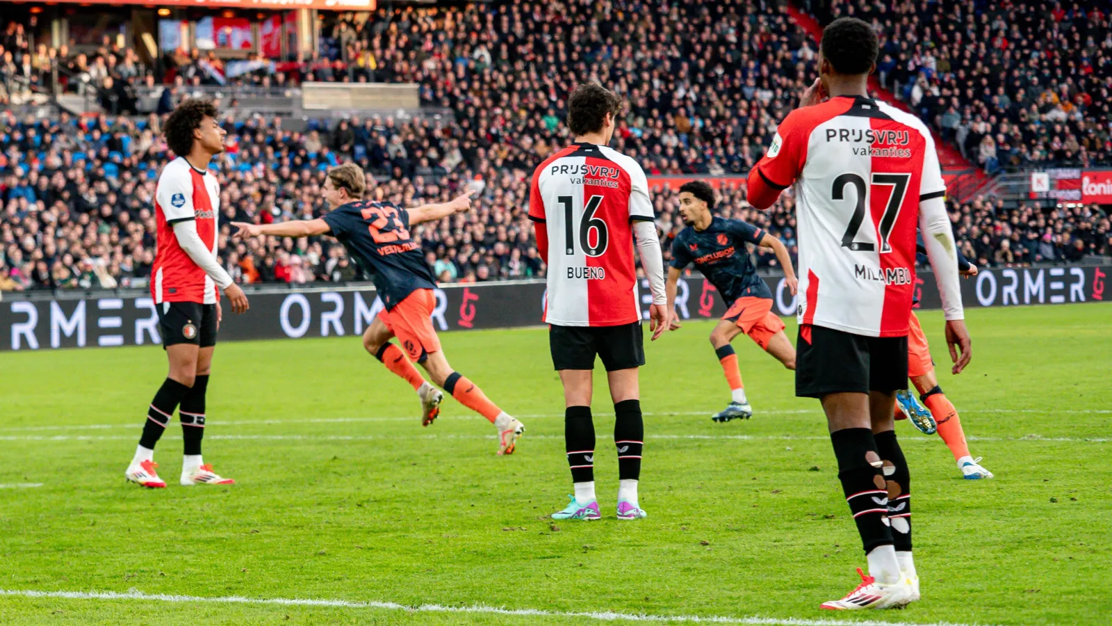 Ongelukkig Feyenoord verliest in De Kuip van FC Utrecht