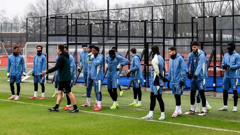 Drietal Feyenoorders afwezig op training in aanloop naar wedstrijd tegen AC Milan