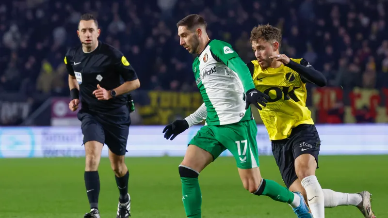 Feyenoord komt niet verder dan gelijkspel tegen NAC Breda