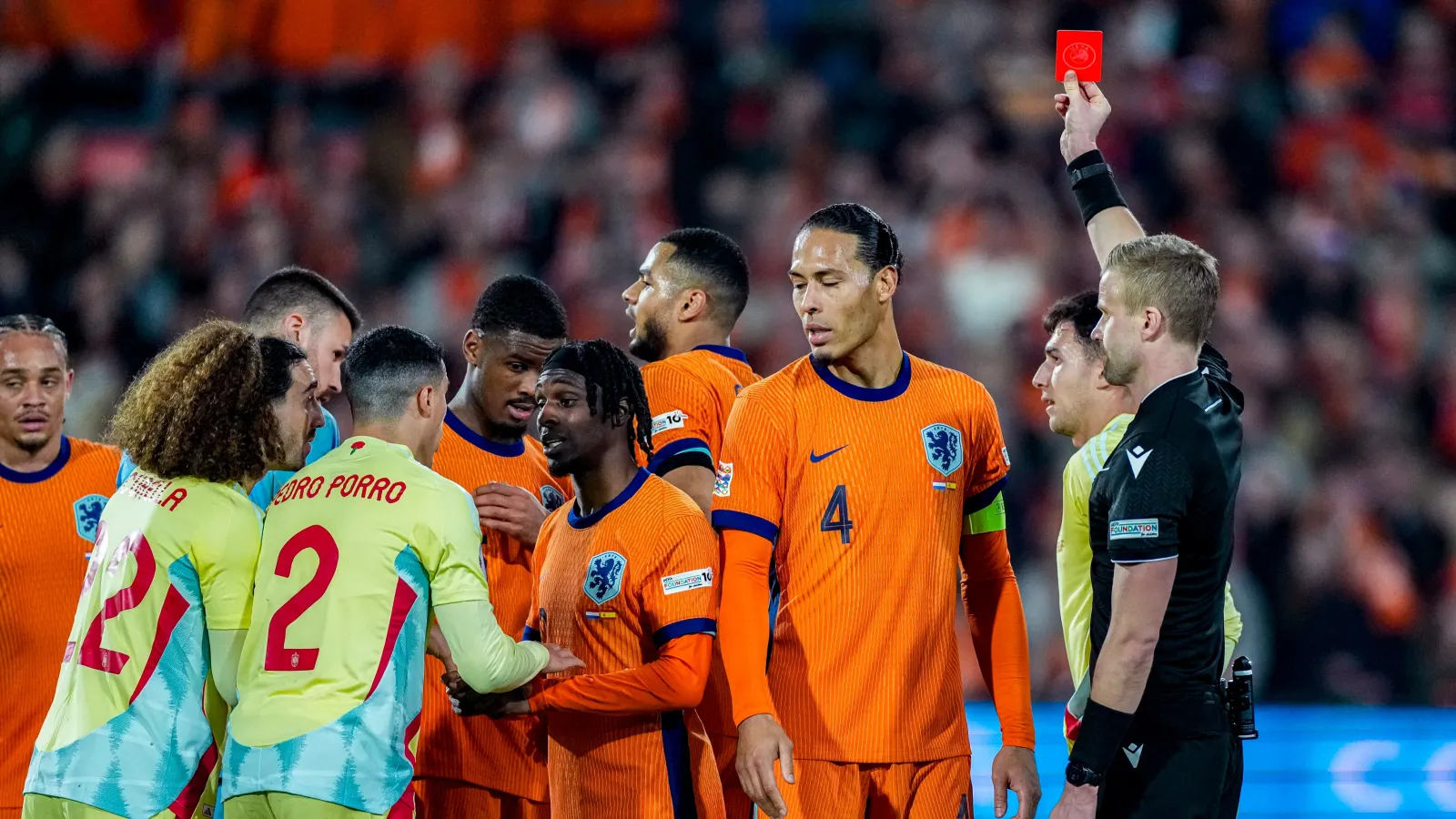 Nederland speelt gelijk tegen Spanje in kwartfinale UEFA Nations League