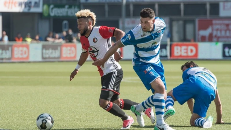 Feyenoord verspeelt kostbare punten in Zwolle