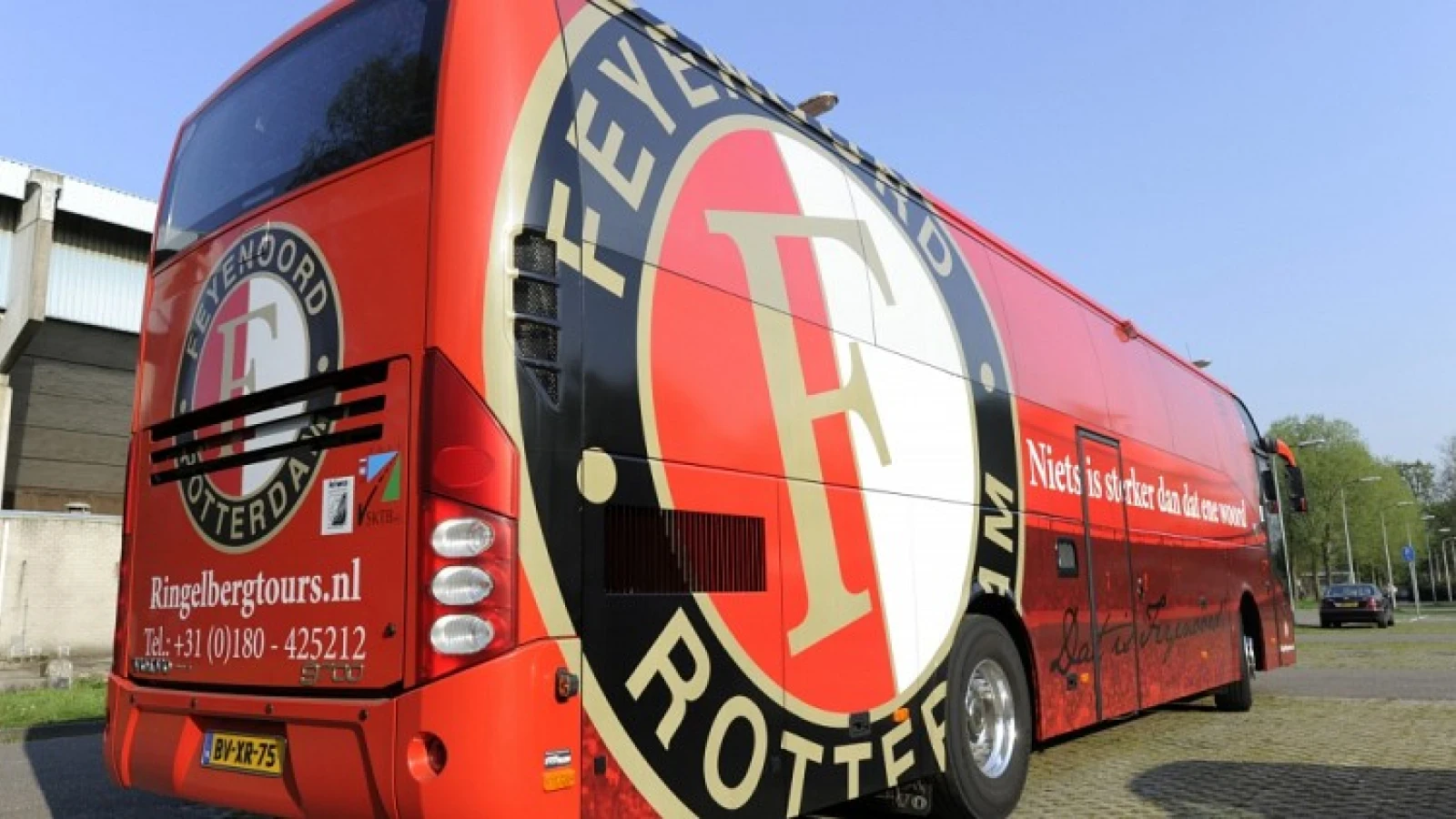 Vandaag mogelijkheid om mee te rijden met de spelersbus van Feyenoord