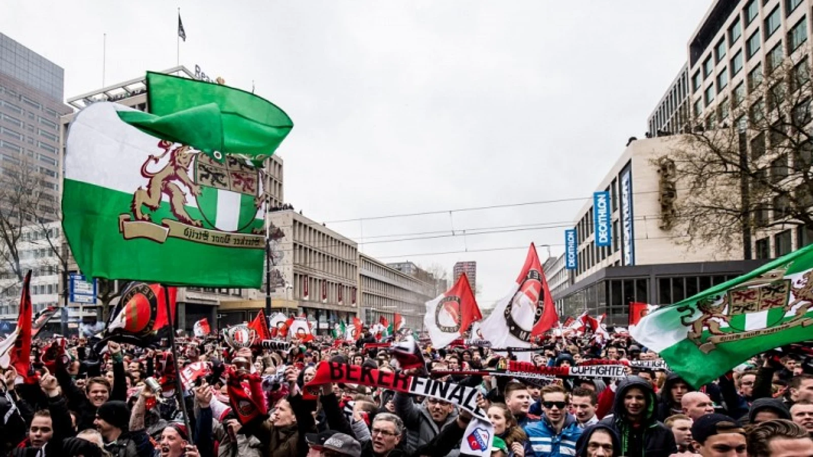 Complexe operatie voor politie door verlies Feyenoord tegen Excelsior