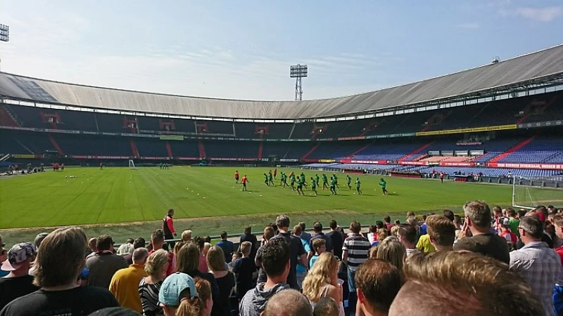 Feyenoord mist veel spelers tijdens eerste openbare training