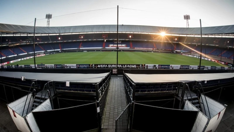 Feyenoord hangt netten in De Kuip voor Champions League