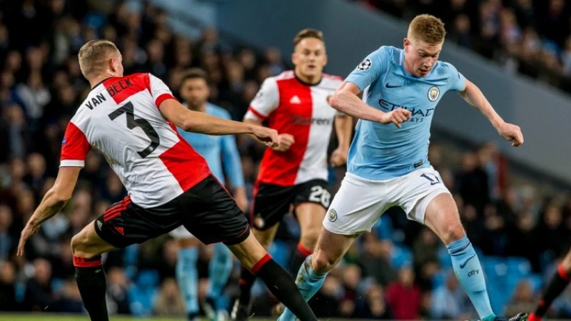 'Feyenoord krijgt weer wat kleur op de wangen in het Etihad stadion'