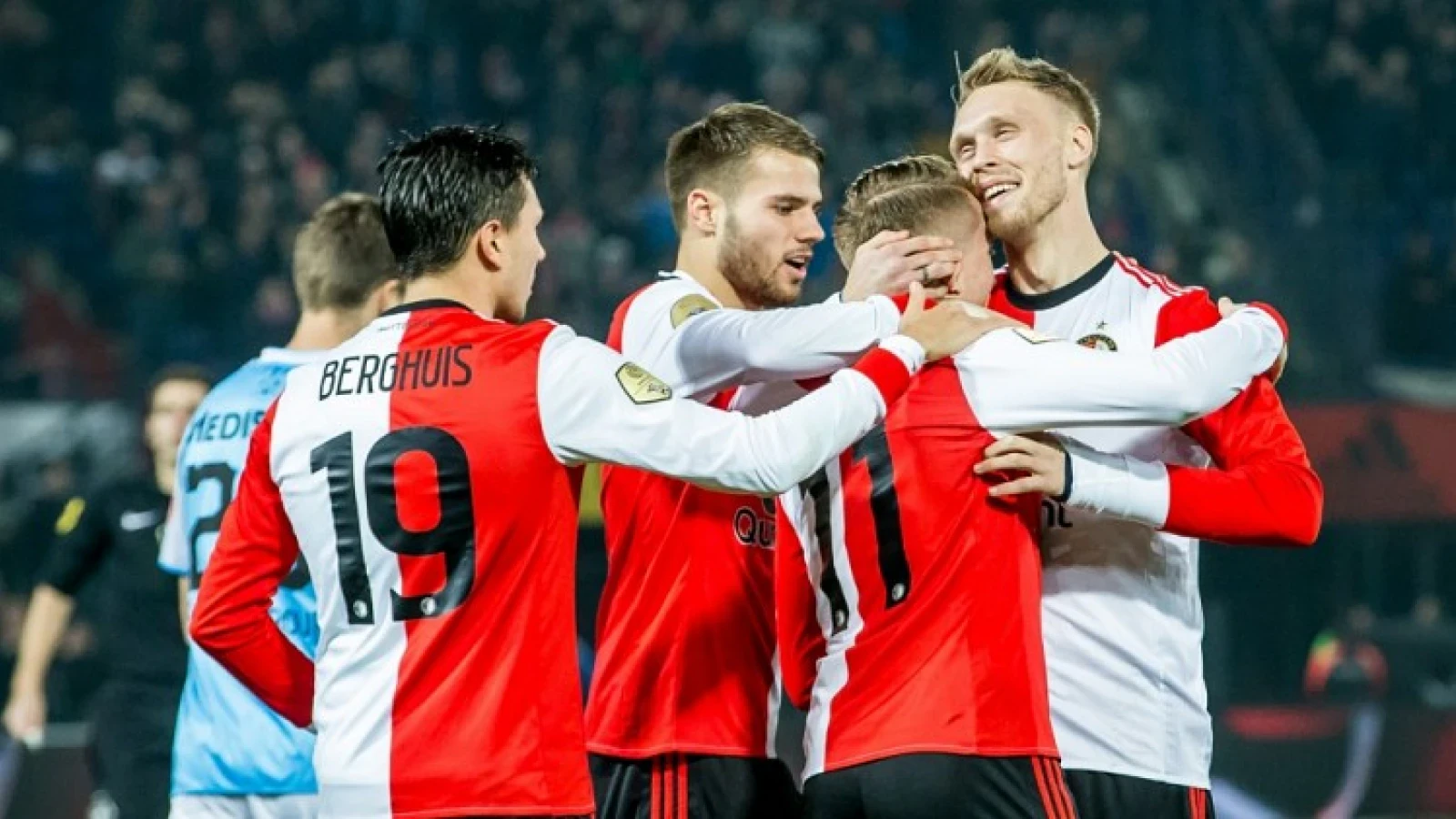 Feyenoord wint laatste wedstrijd van het jaar van Roda JC