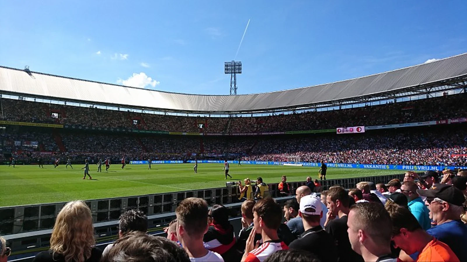 Bekerwedstrijd Feyenoord - PSV in uitverkochte Kuip